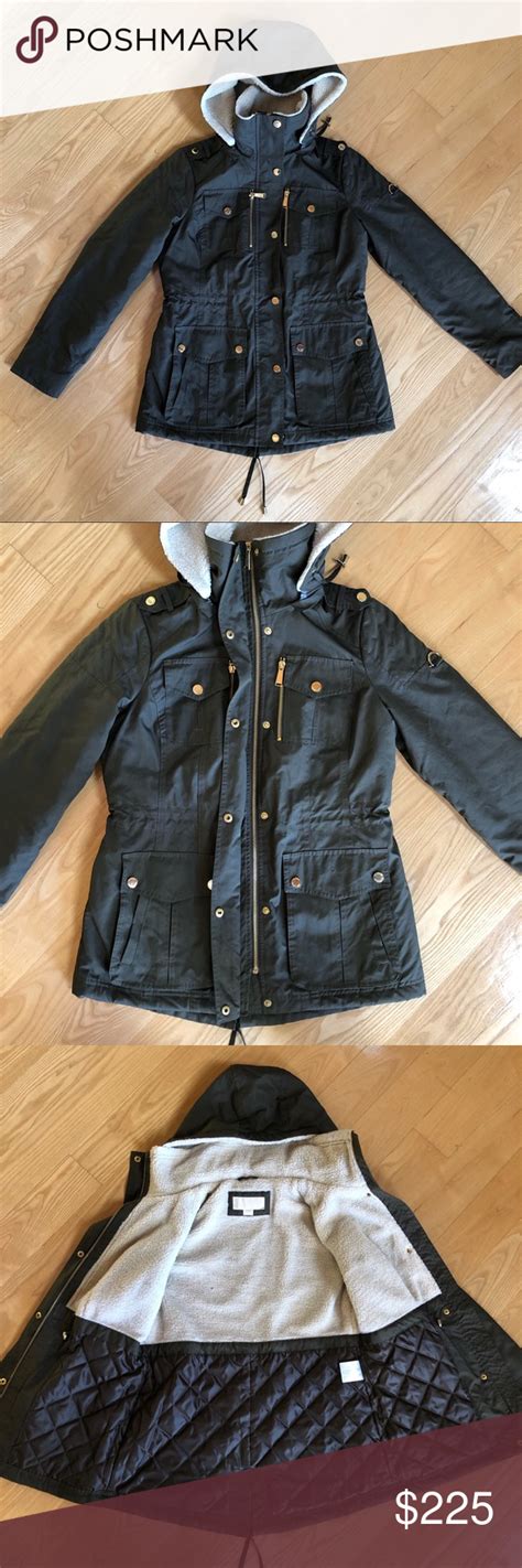 michael kors fleece lined jacket